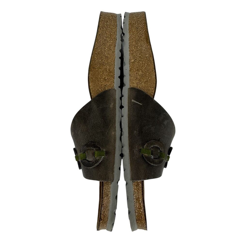 Tatami Birkenstock Womens Brown Slides Slip On Sandals Sz 39 8.5 Leather Sandal - Picture 3 of 10